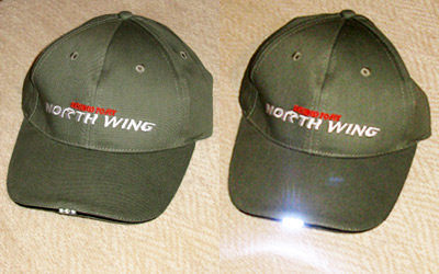 North Wing  Sportsman Cap with logo and Lights