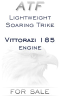 North Wing ATF Soaring Trike with 25HP Vittorazi 185 engine - For Sale