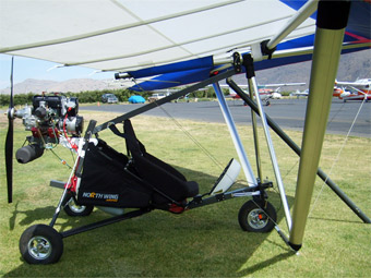 North Wing Maverick 2 Legend 1-place Ultralight Trike features a new strutted wing for higher performance