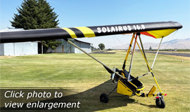Click here to view an enlargement - ATF Soaring Trike with Solairus Wing - FOR SALE
