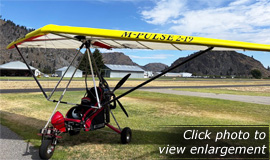 Click here to view an enlargement - ATF Soaring Trike with Electric Engine and new Discovery 207 Wing - FOR SALE